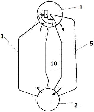 Flow stabilizer steam boiler