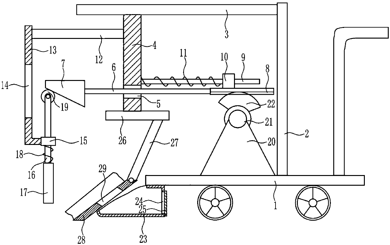 Animal house cleaning equipment for animal husbandry