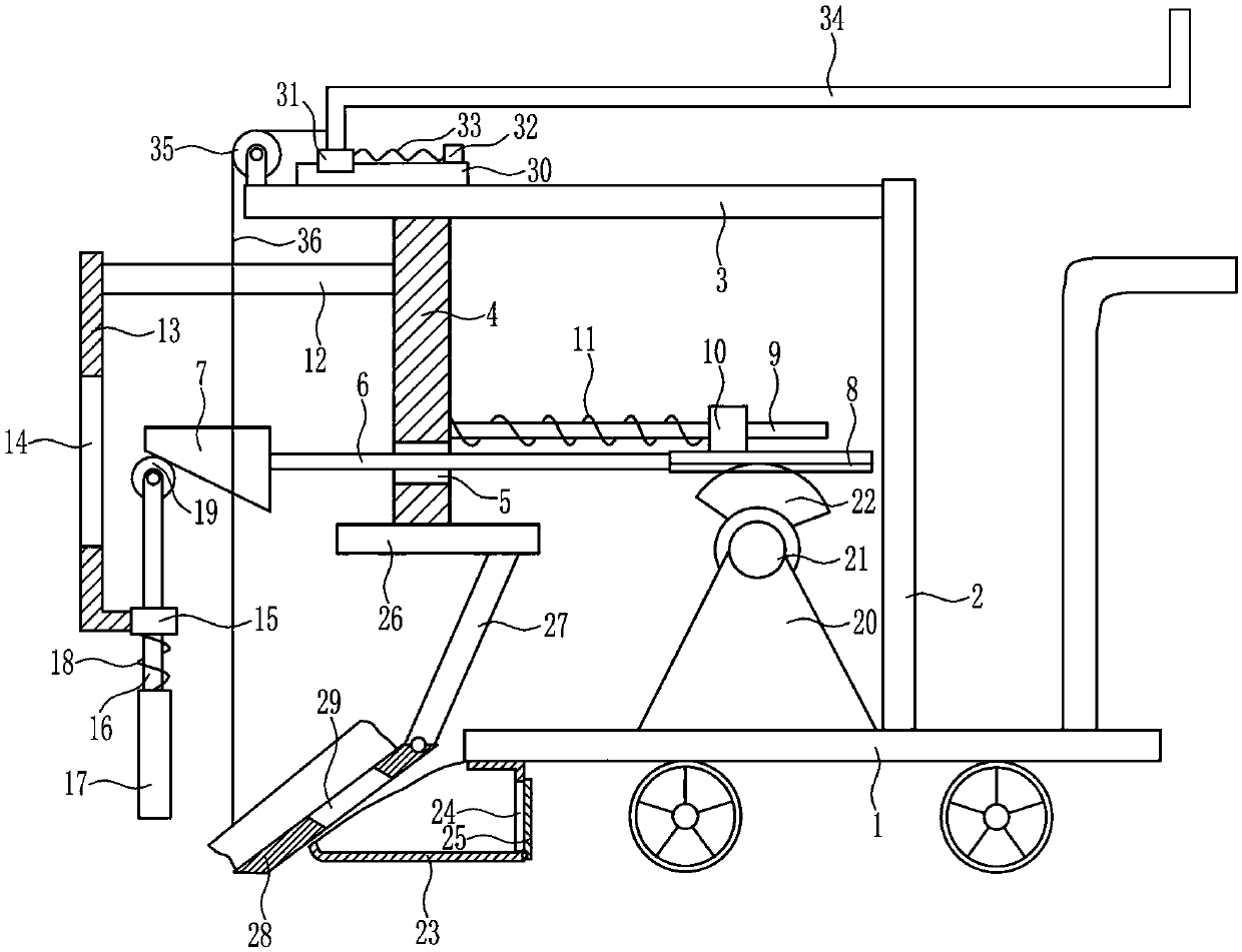 Animal house cleaning equipment for animal husbandry