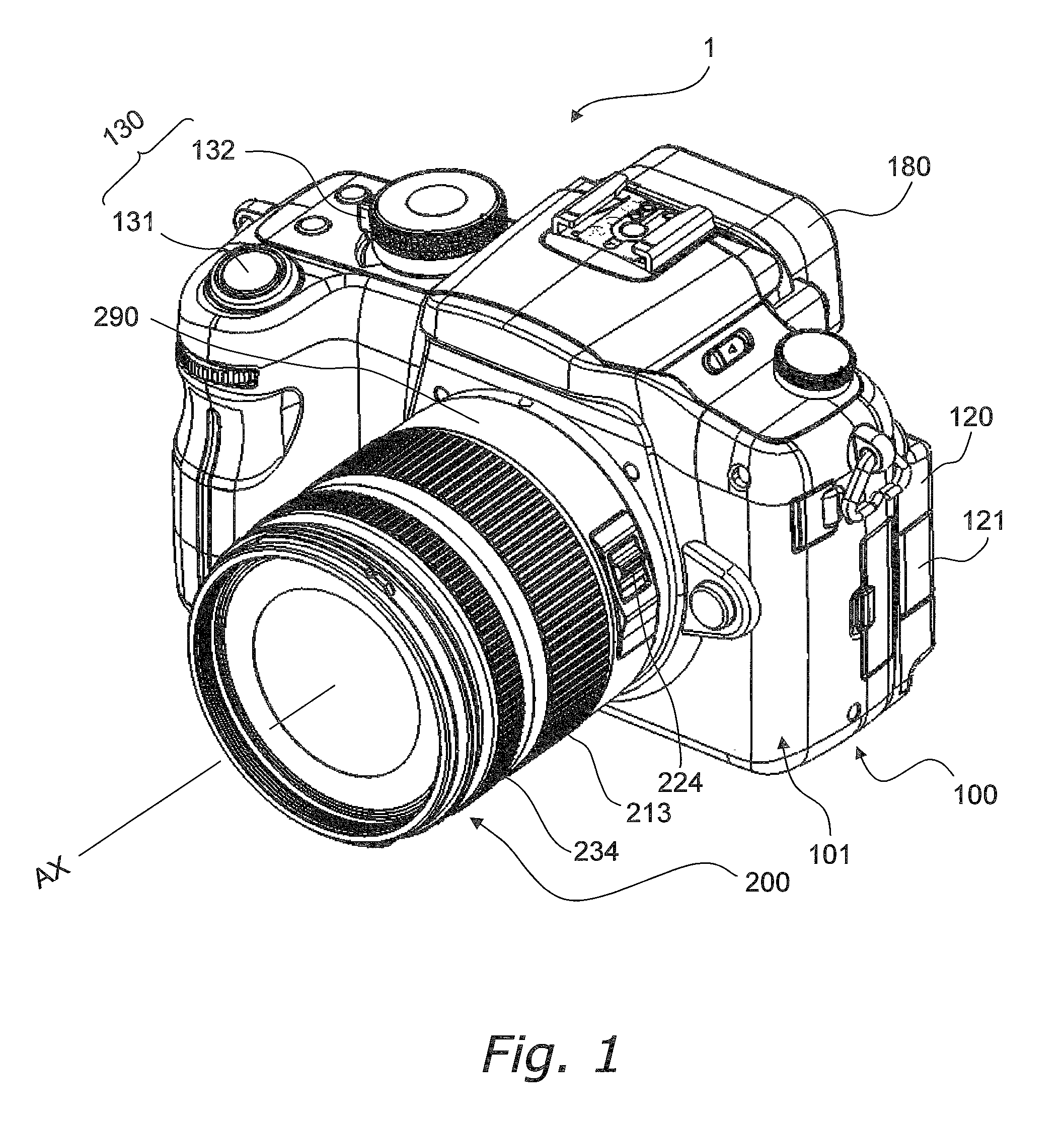 Camera body and imaging device equipped with same