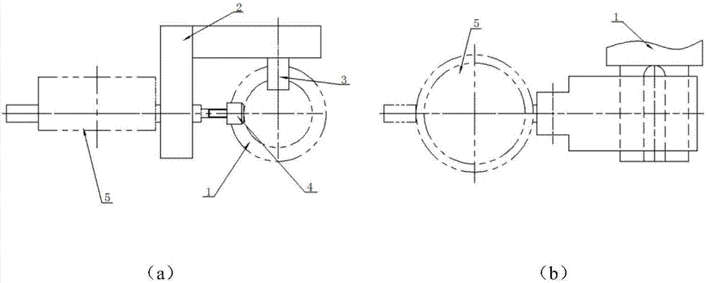 Off-axis single-key symmetry degree measuring device and measuring method