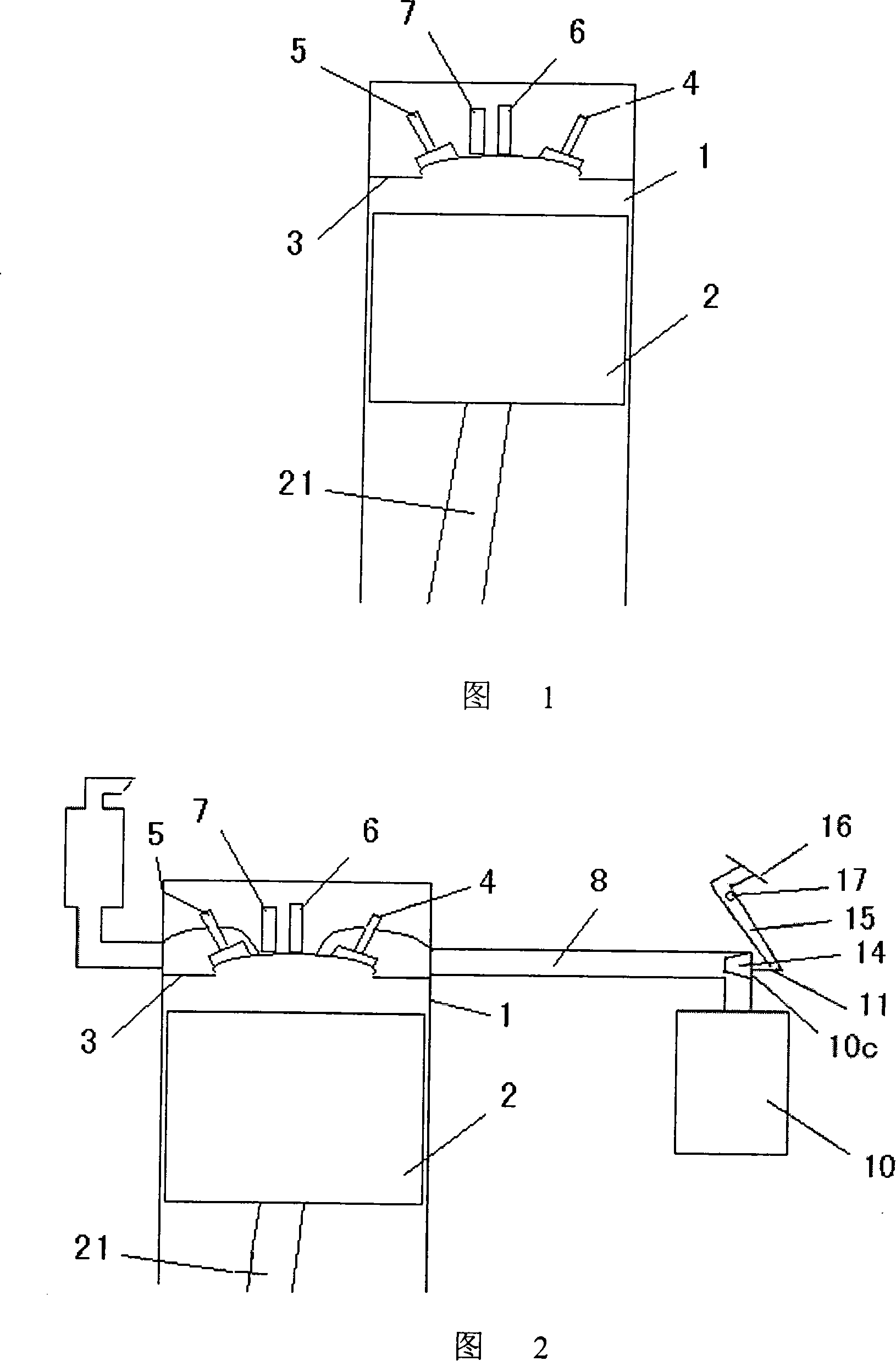 Oxygen intake type single stroke engine and operation method thereof