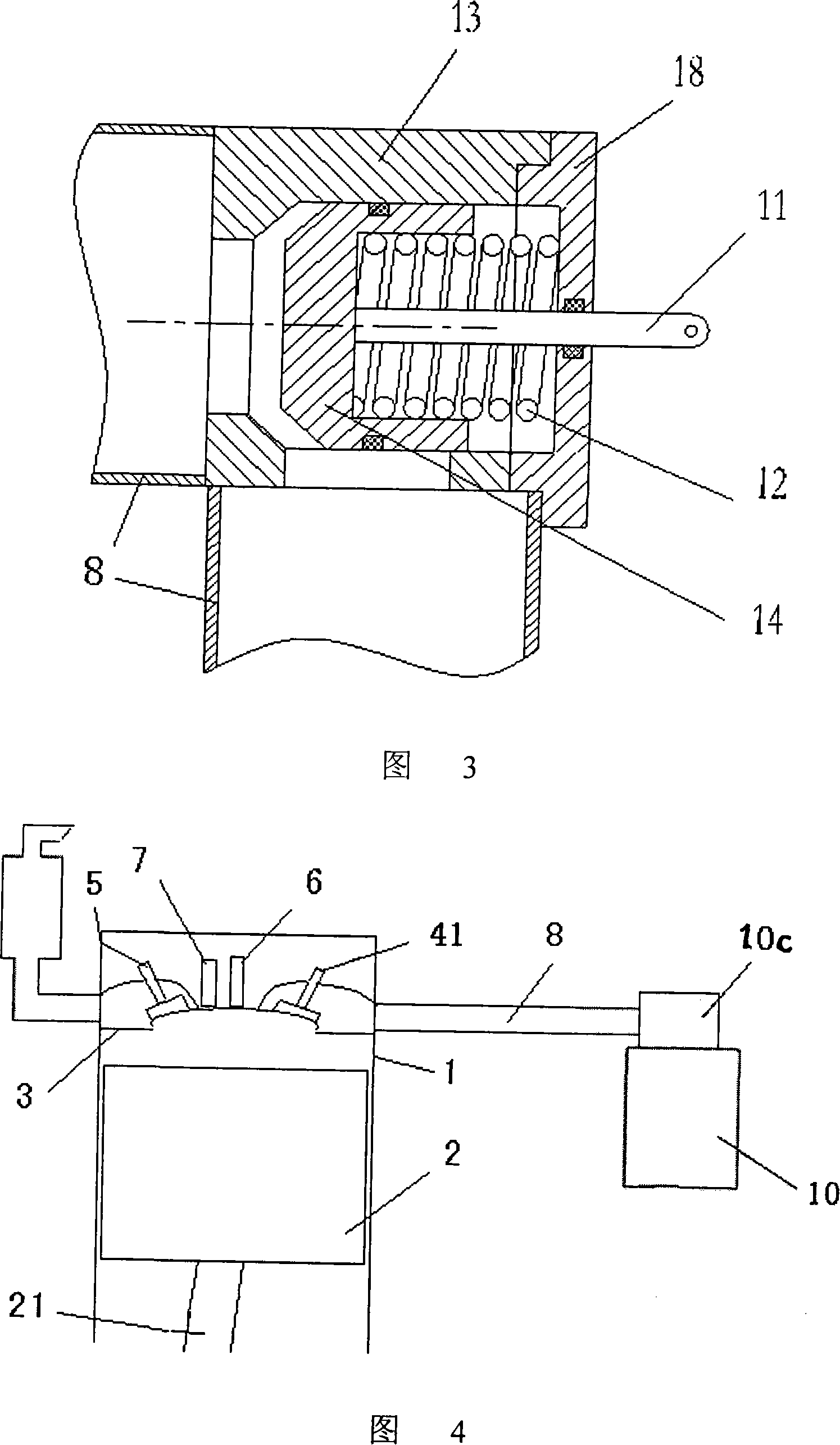 Oxygen intake type single stroke engine and operation method thereof