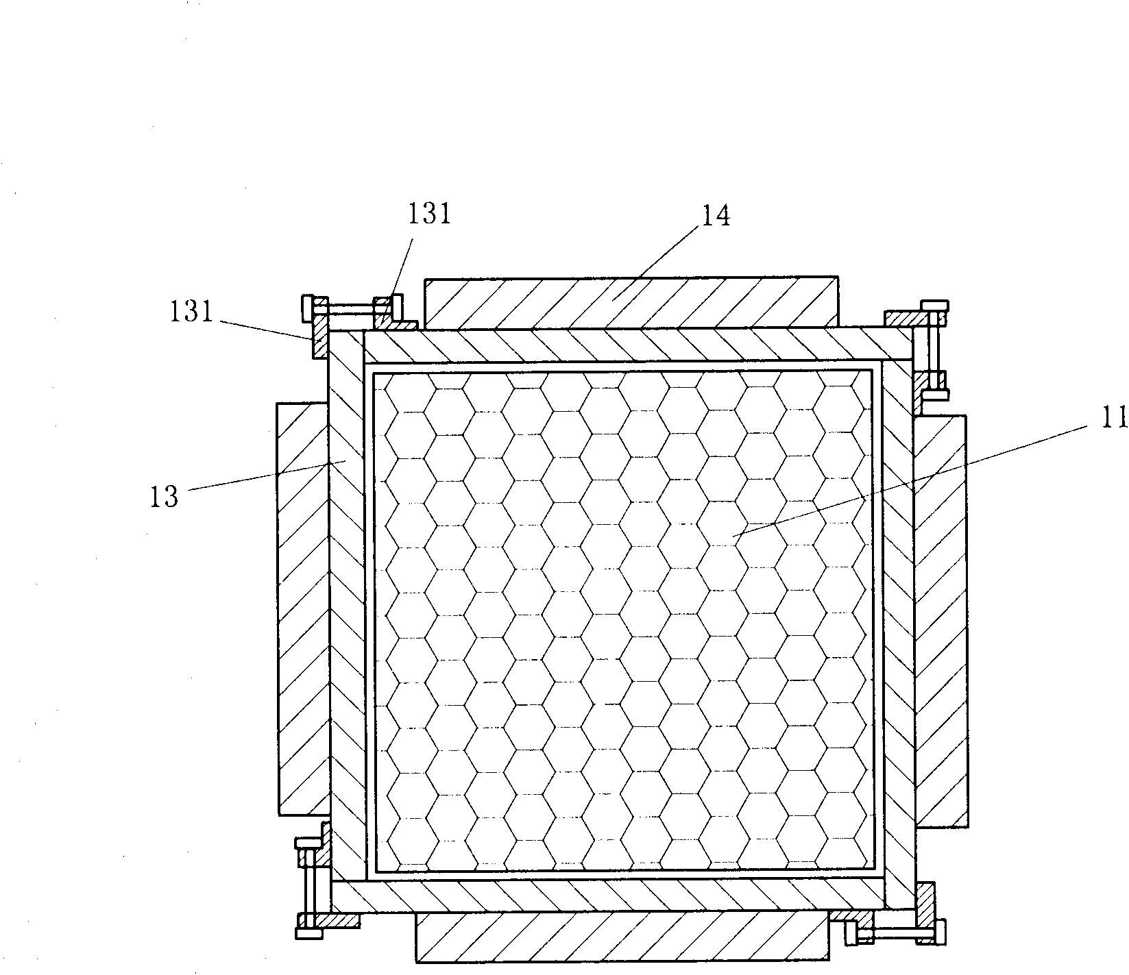 Experimental apparatus for evaluating coalbed methane cave well completion