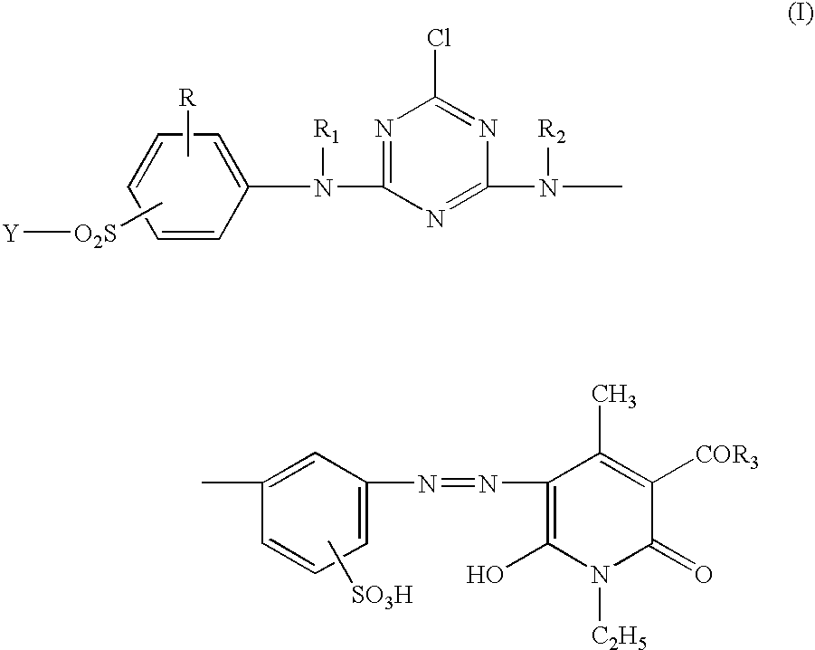 Reactive dyestuff composition and their use