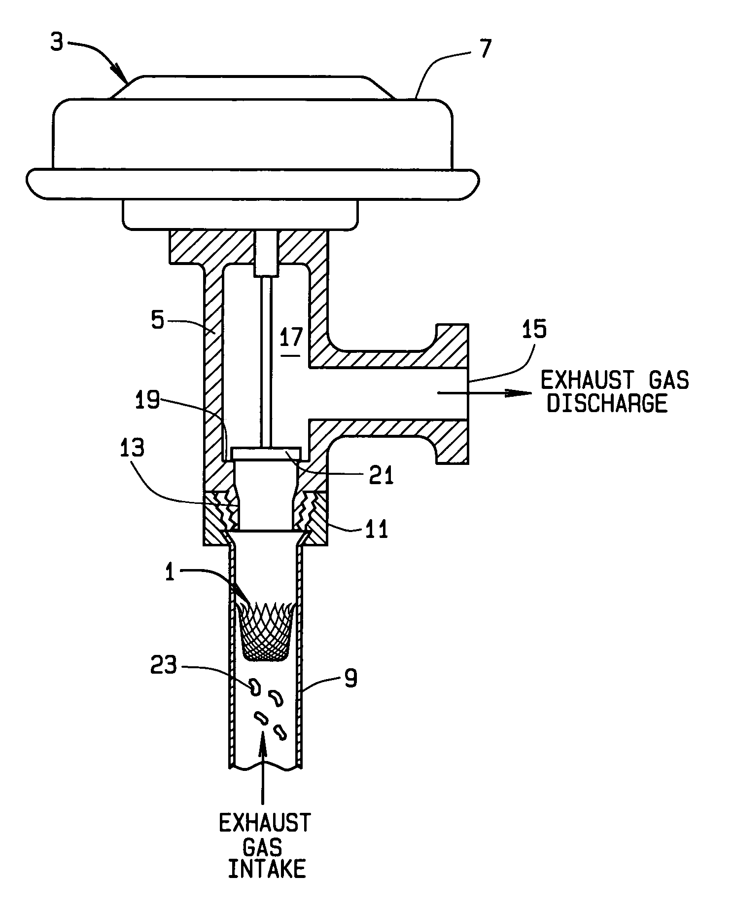 Exhaust gas recirculation afterburner