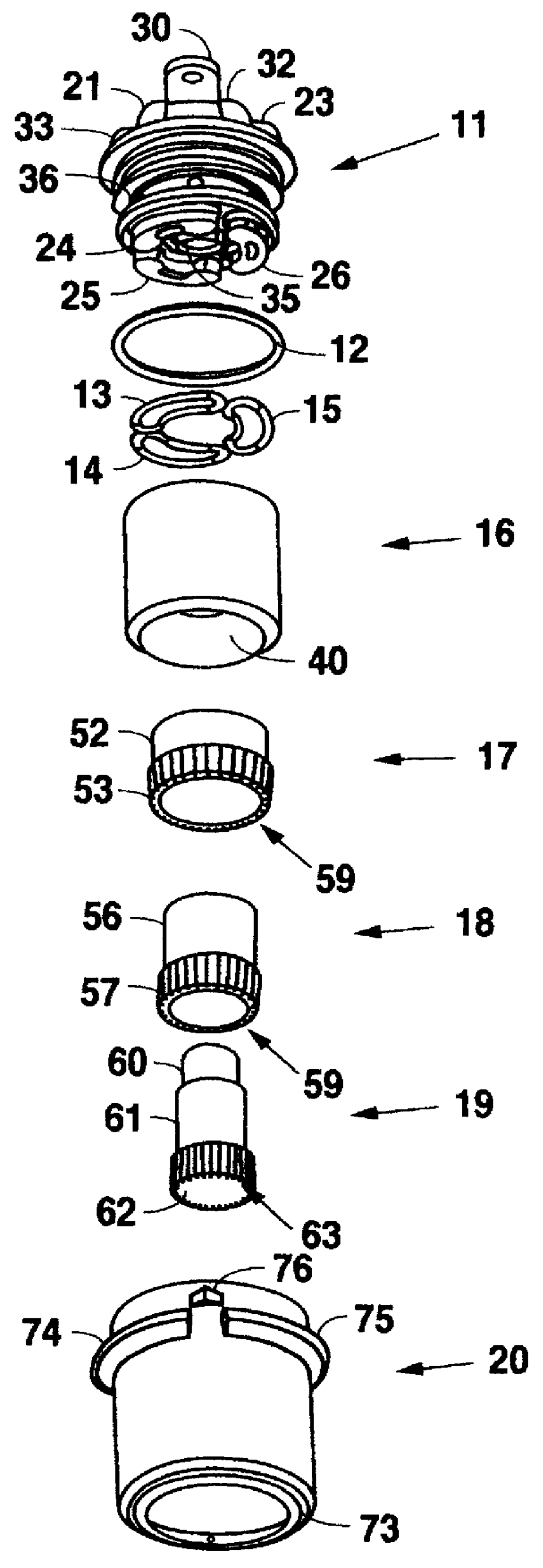 Multiple flavor beverage dispensing air-mix nozzle