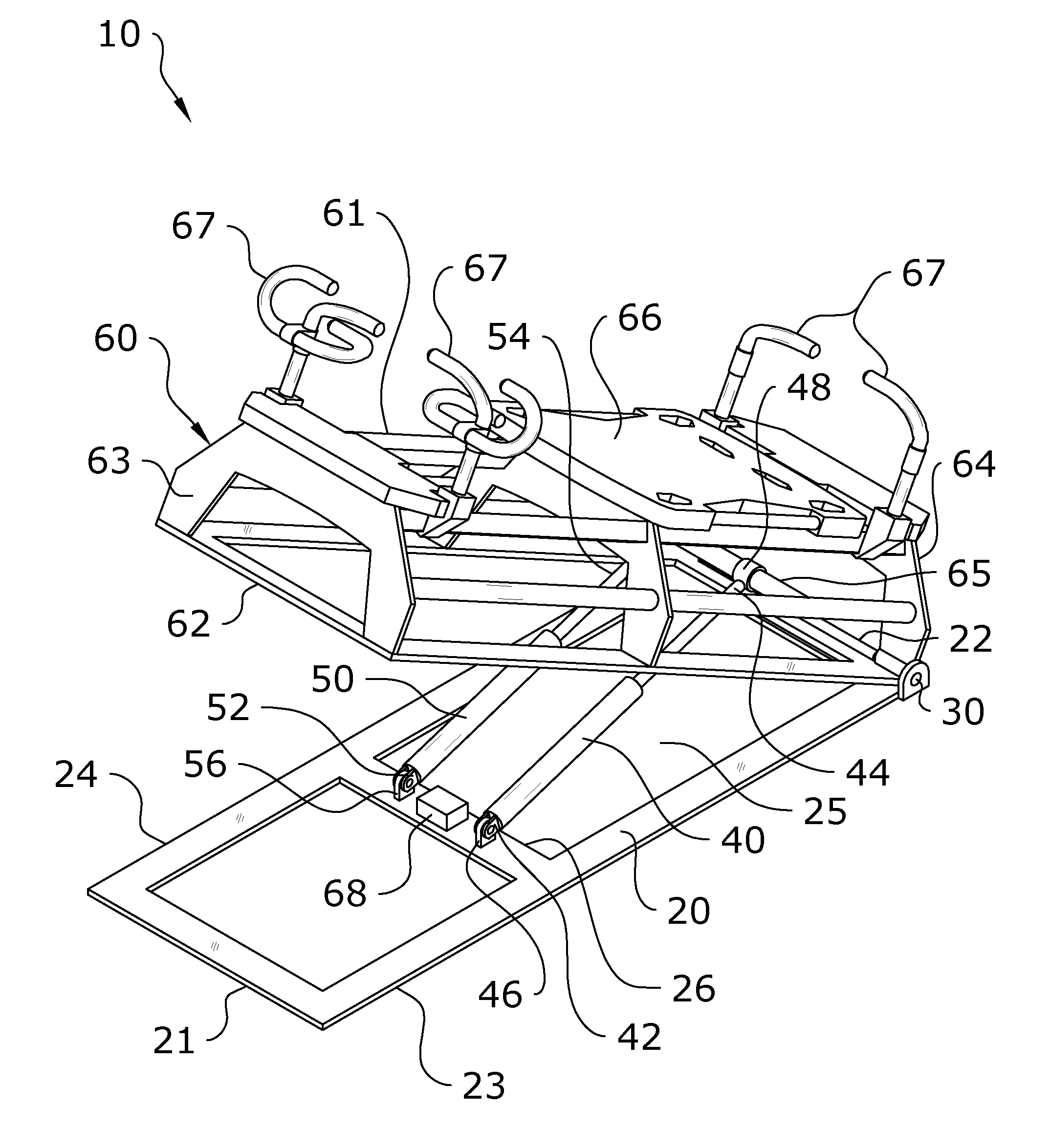 Multi-axis adjustable exercise machine