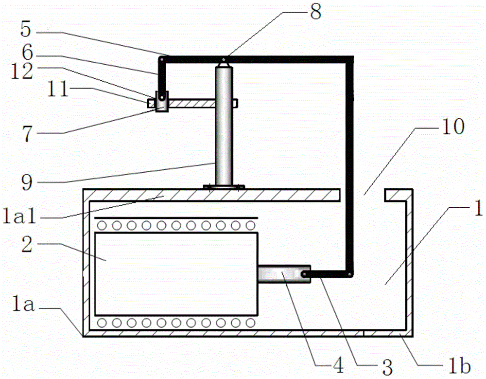 Curved lever force amplification linear drive punching machine