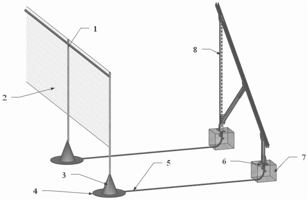 Fence combined with roof photovoltaic array and installation method