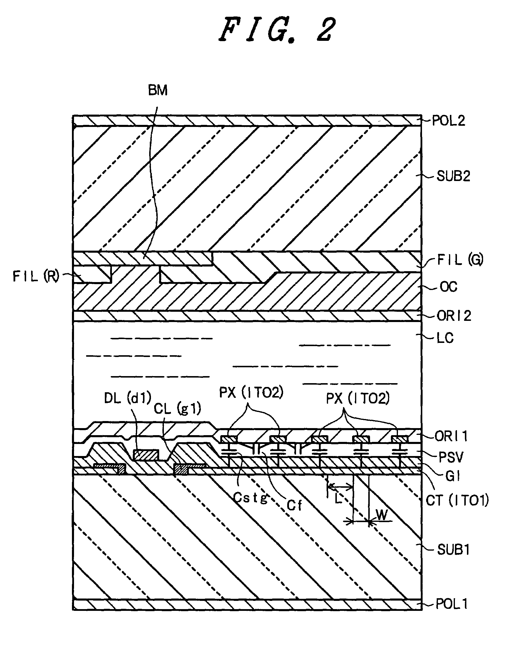 Active matrix type liquid crystal display and liquid crystal material