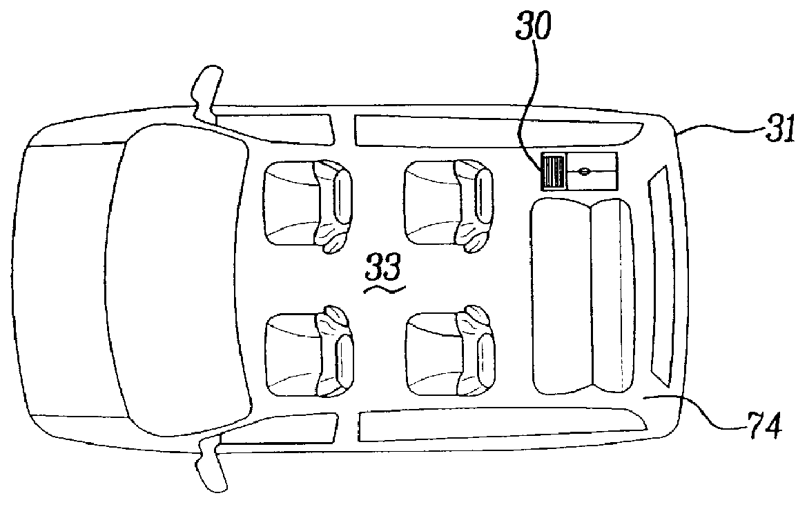 Removable console for use with a vehicle