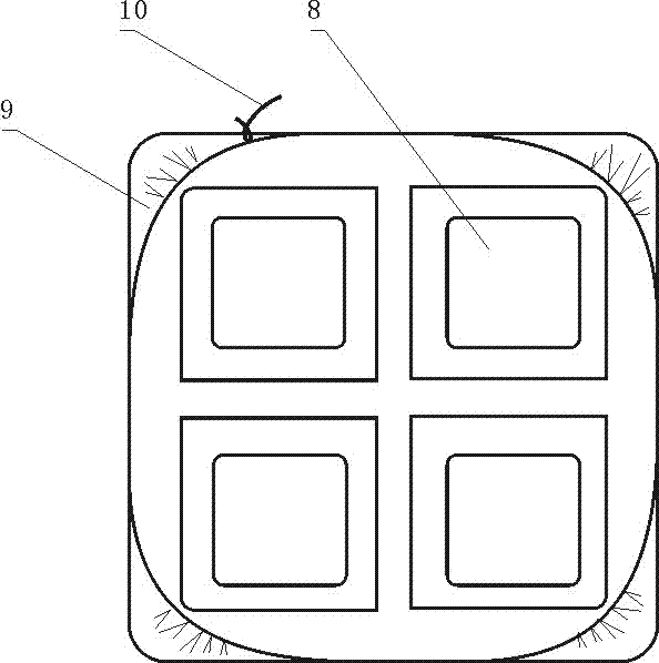 A function-enhanced ecological floating bed