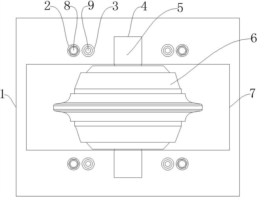 Quick cutter replacing device based on double-cam structure