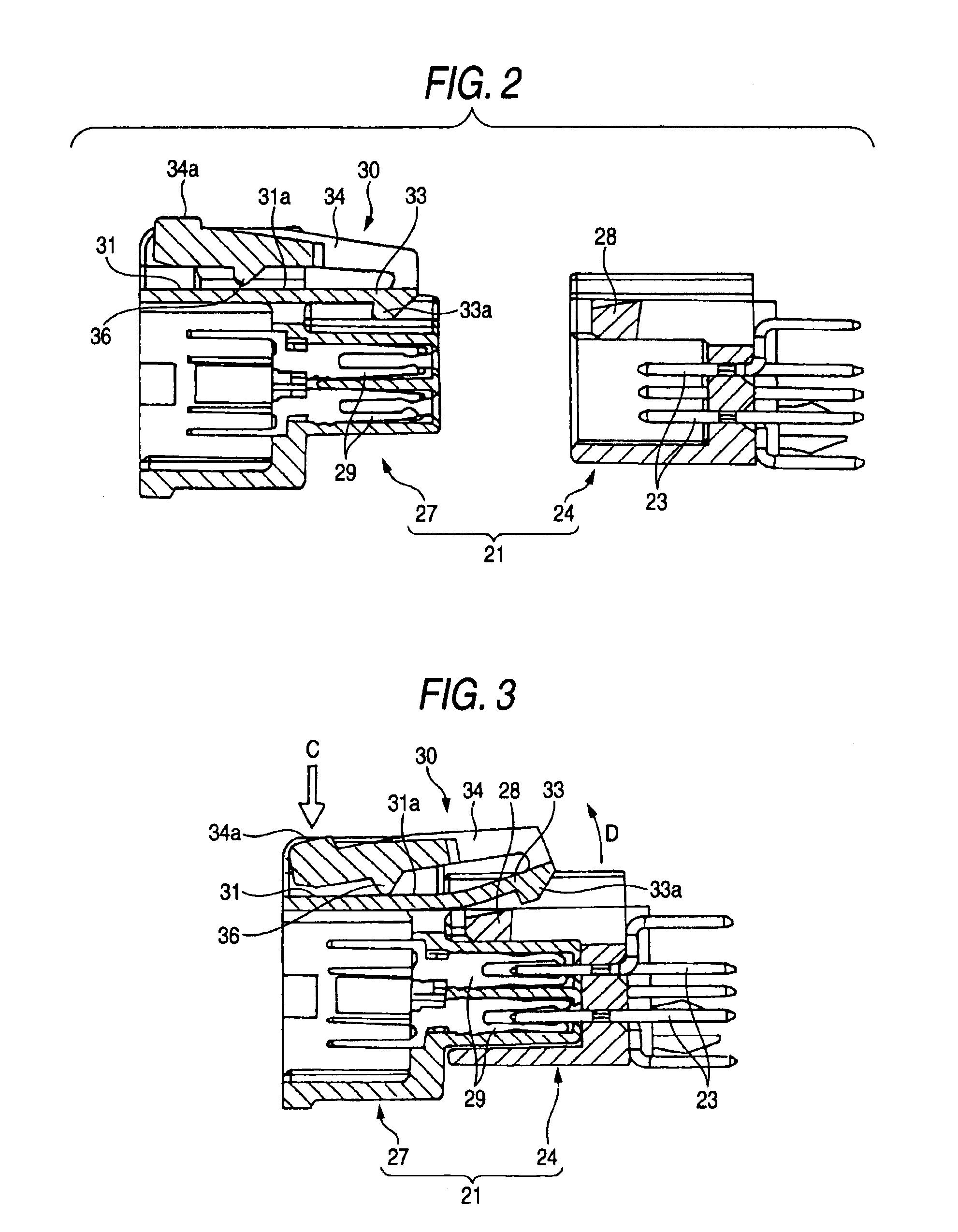 Connector lock structure