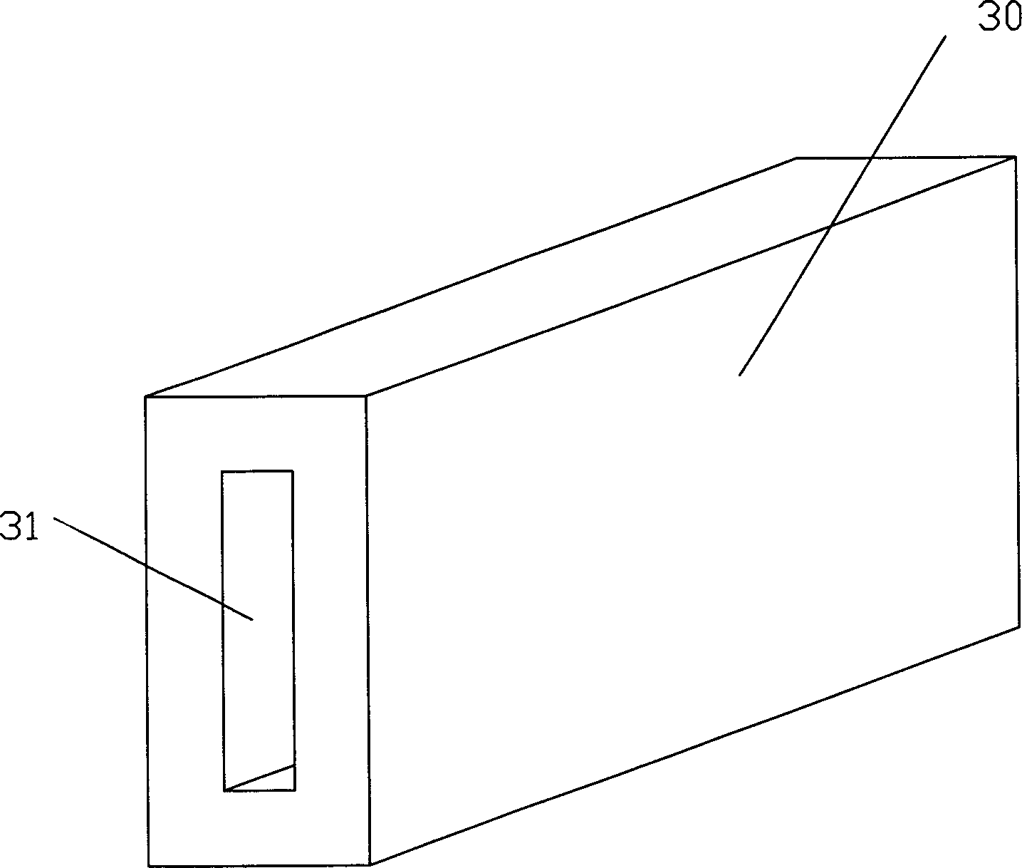 Non-inflammable light joist capable of replacing wood and method for manufacturing same