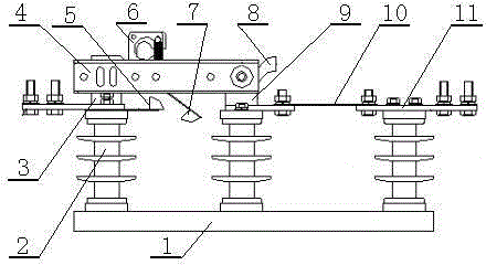 Low-pressure fusing disconnecting switch