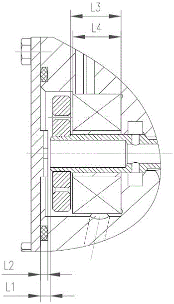 Structure and adjustment method of a horizontal electromagnetic control valve