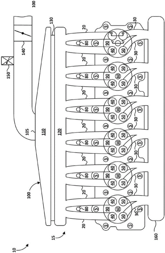 Gaseous fuel combustion apparatus for an internal combustion engine