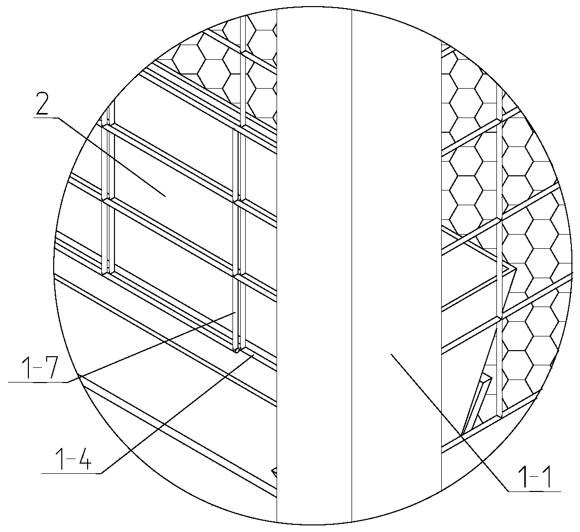 Full-automatic feeding device for fattening duck cages