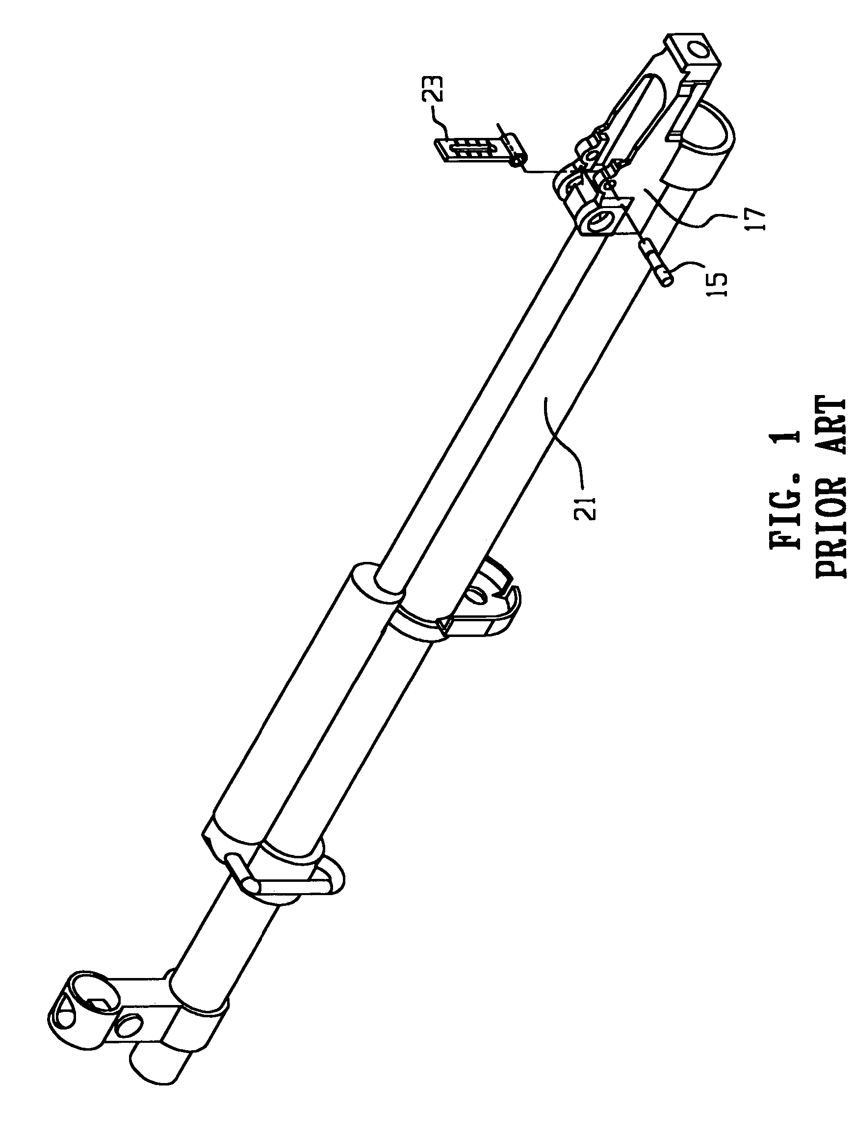 Rifle scope mounting means