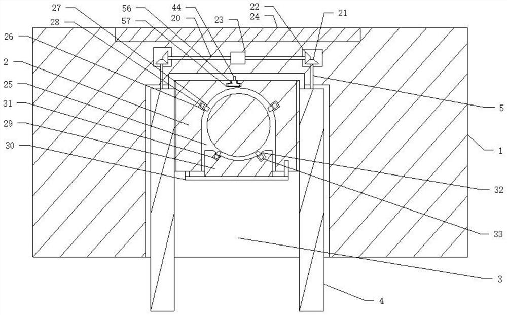 Automatic wind turbine generator fixing device