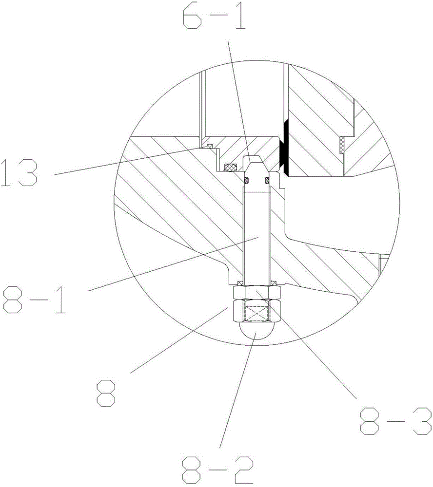 Double-acting-force blow-down valve