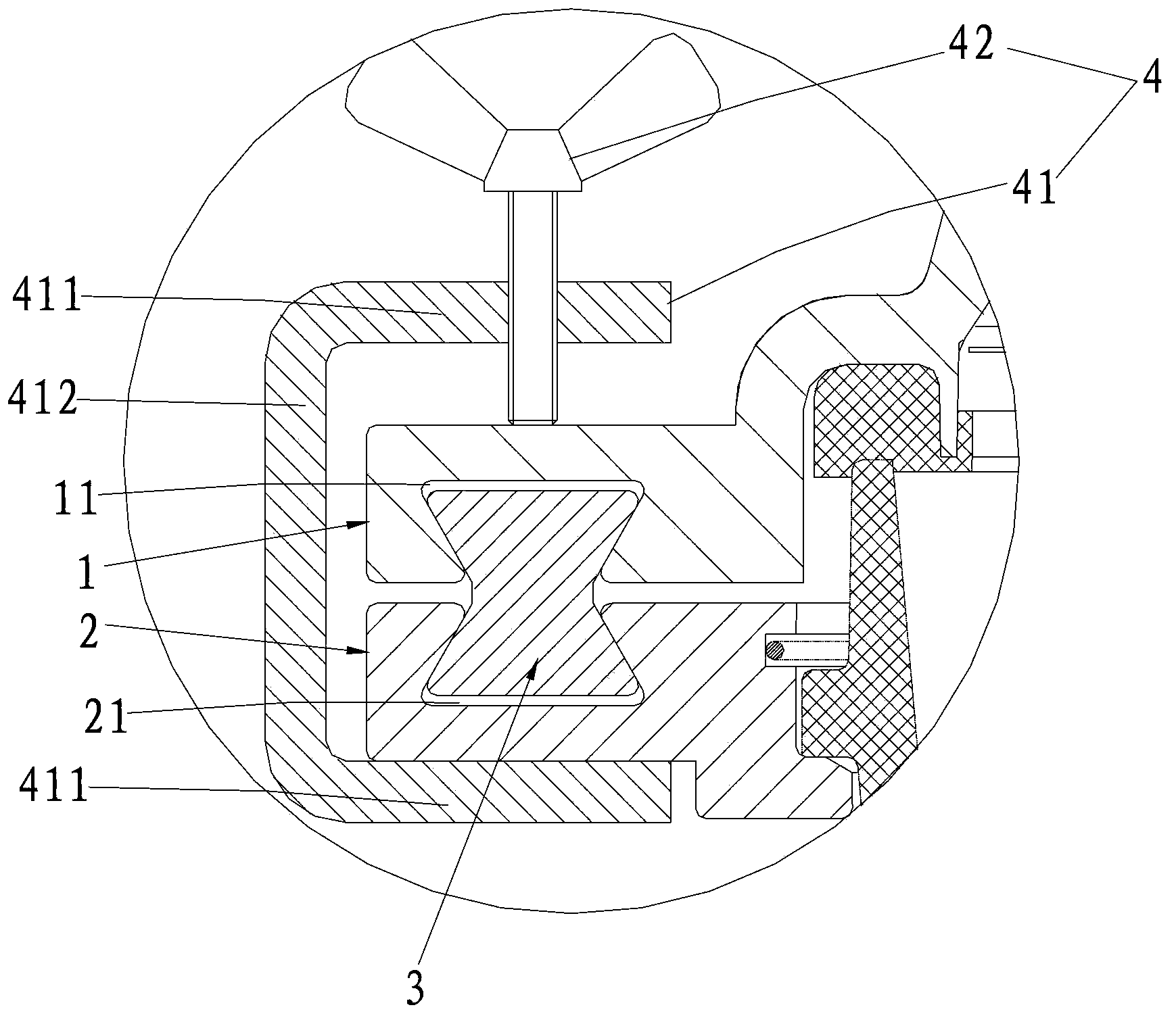 Shell body locking structure and lamp