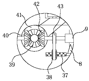 Safety-protection textile material flushing device for spinning