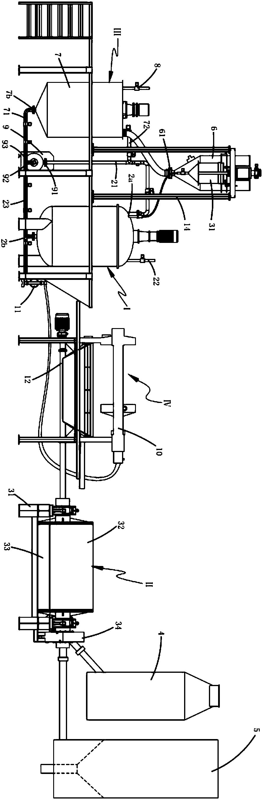 A kind of production process and equipment of tetrabasic lead sulfate