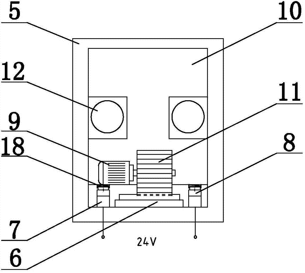 Intelligent charging spiral track take-up and pay-off device