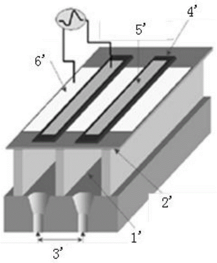 Piezoelectric array spray head and spraying equipment including the same