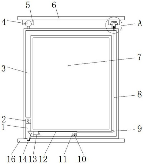 Double-opening door and window lock structure