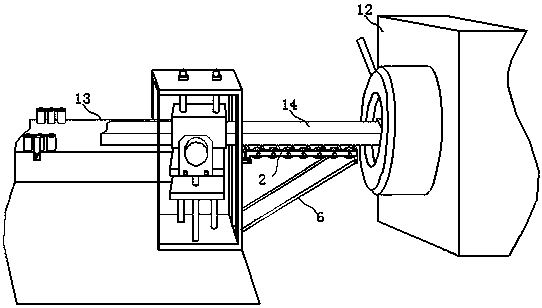 Anti-deformation device for extruder