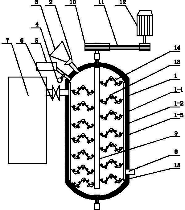 Production facility of normal temperature solidified fluorine-contained coating