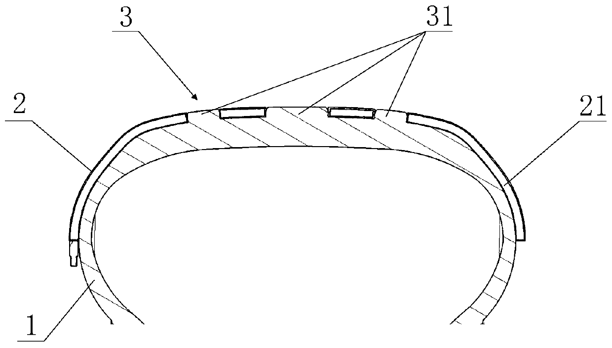 Anti-skid tire, wheel, and vehicle