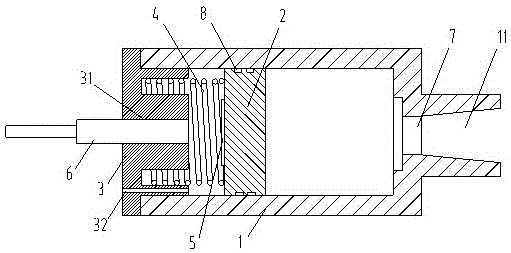 Pressure sensing method and sensor probe utilizing method