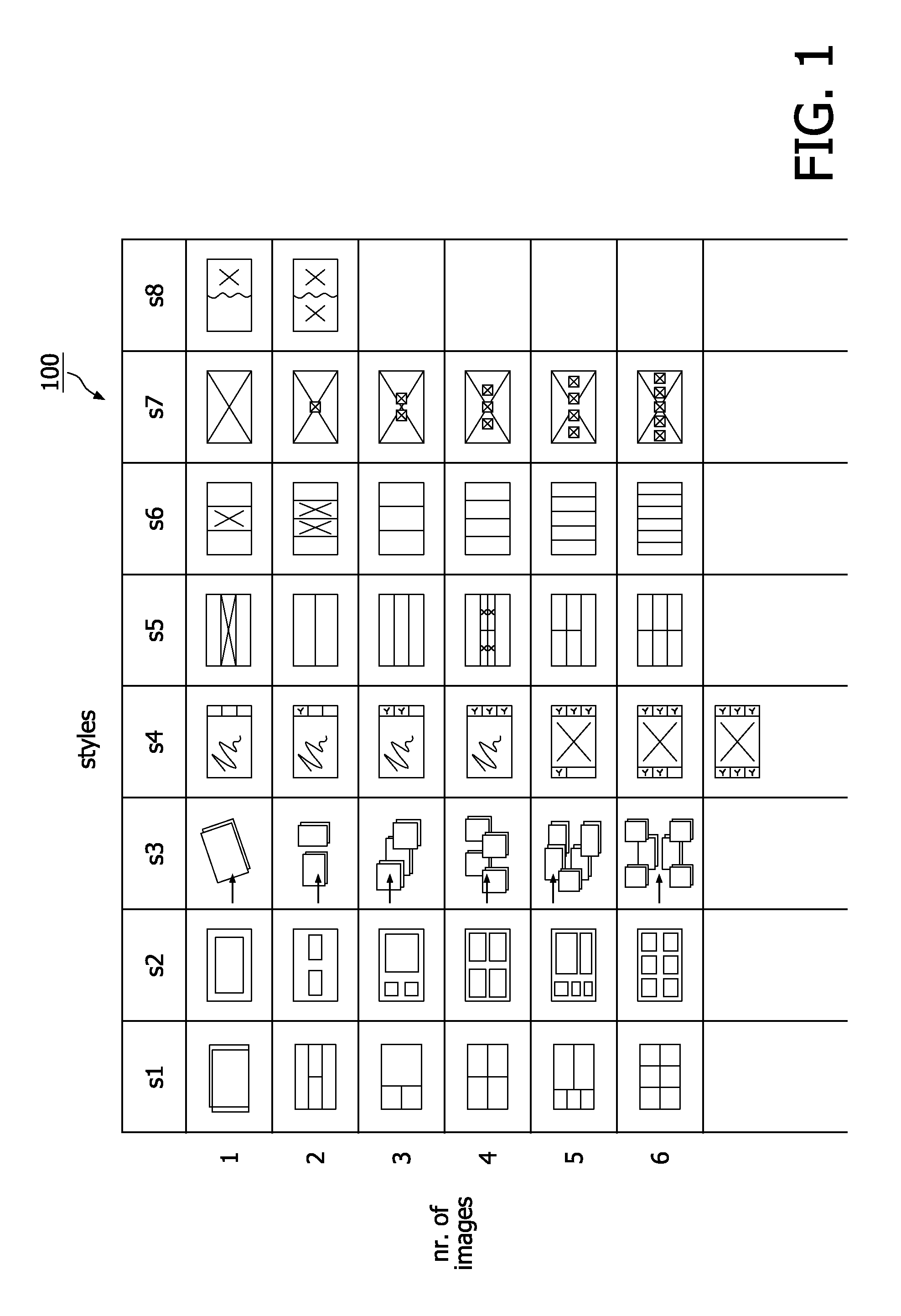 Method and apparatus for generating an album of images