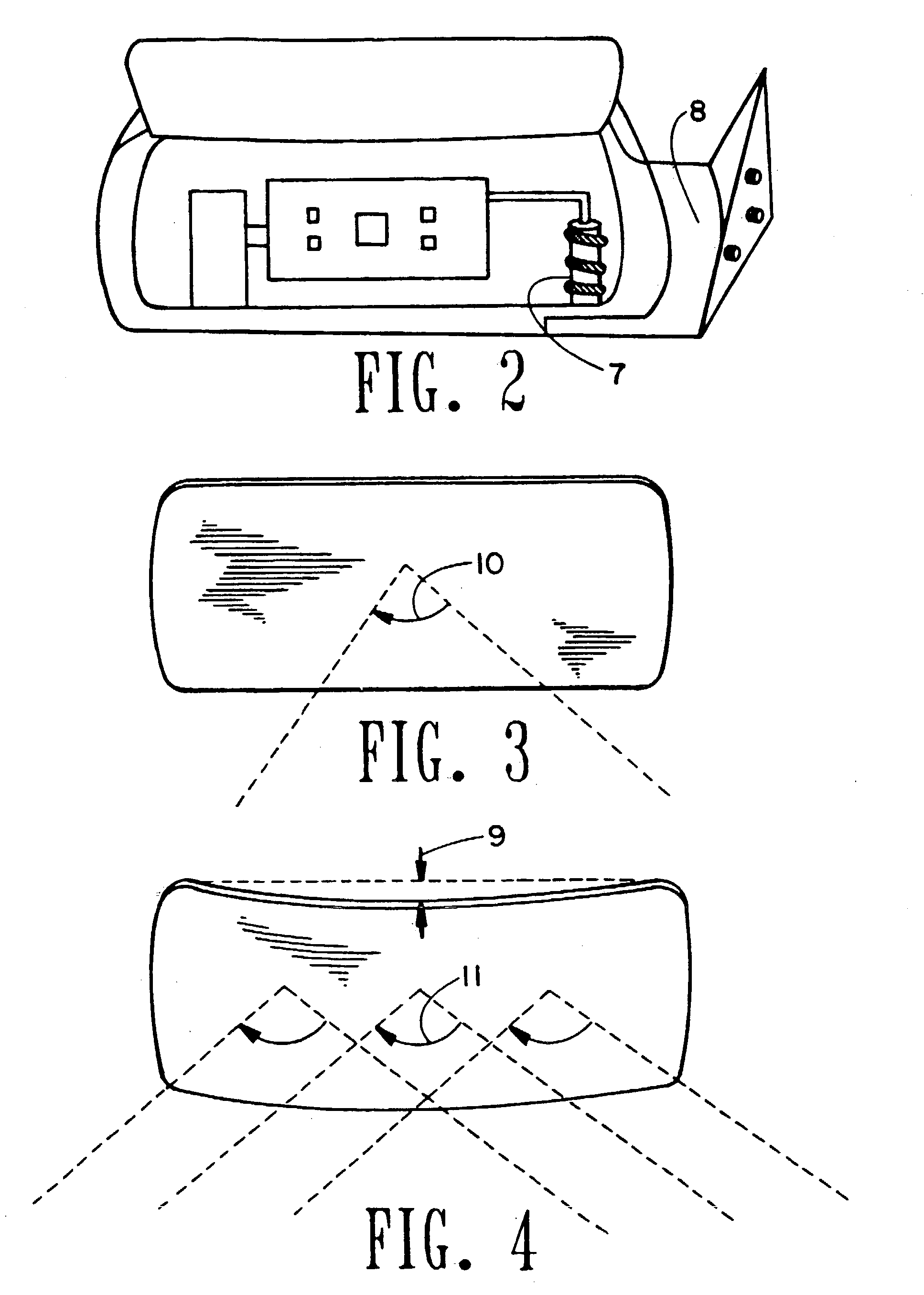 Wide range rearview mirror