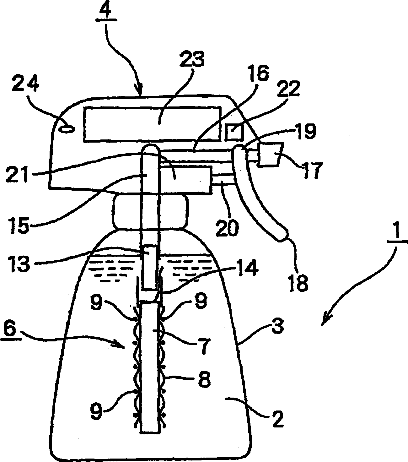 Membrane-electrode assembly, electrolytic cell employing the same, electrolytic-water sprayer, and method of sterilization