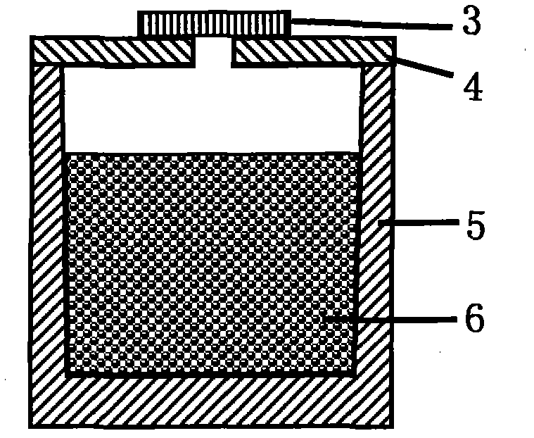 Device and process for preparing aluminum nitride crystals by adopting spontaneous crystal seed method