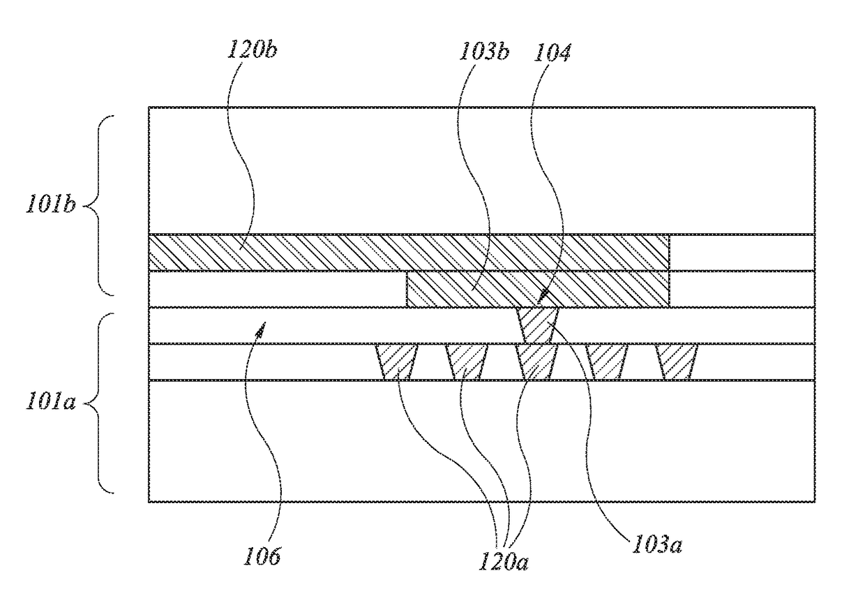 Increased contact alignment tolerance for direct bonding