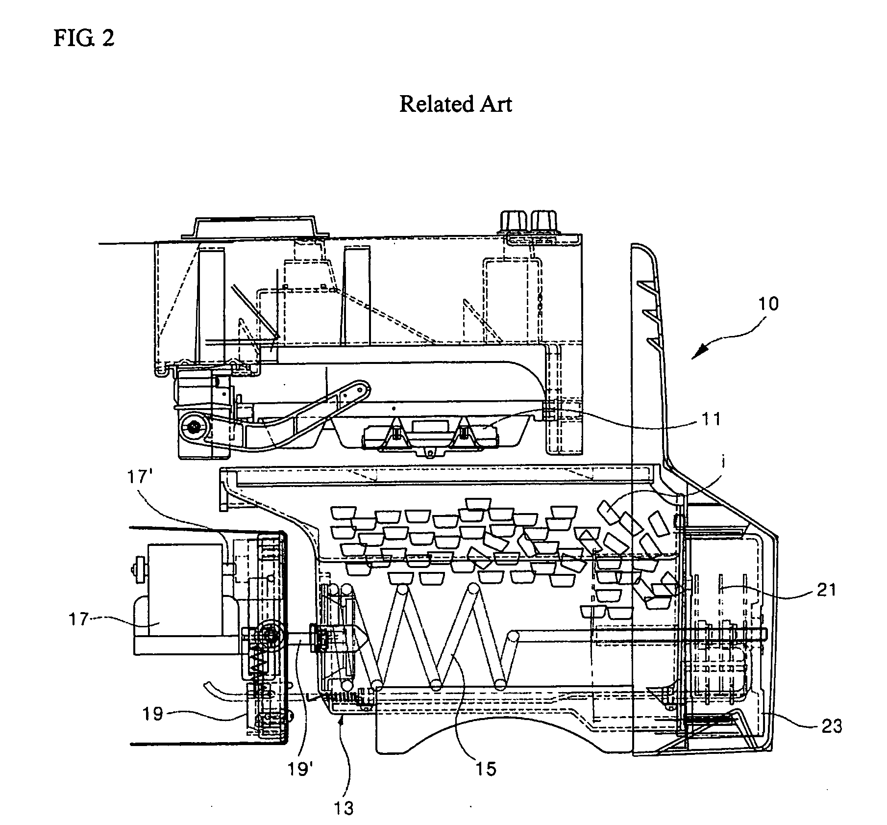 Ice transfer device for refrigerator, and control circuit thereof