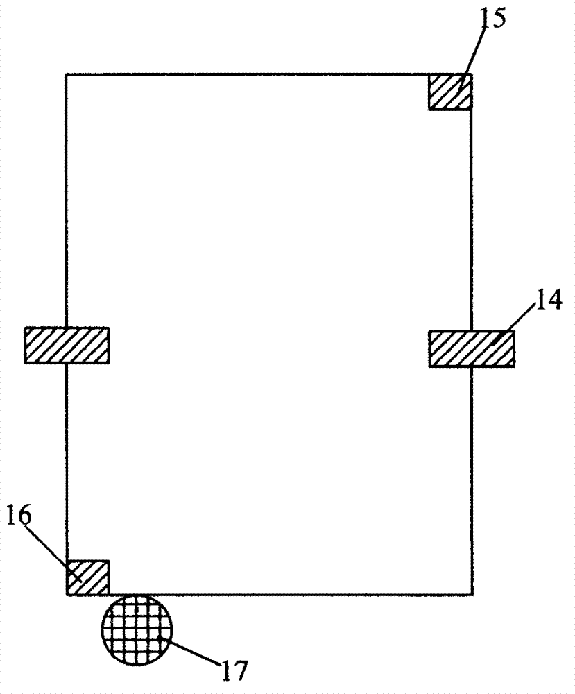 Fish pond with circulation micro-flow water effect