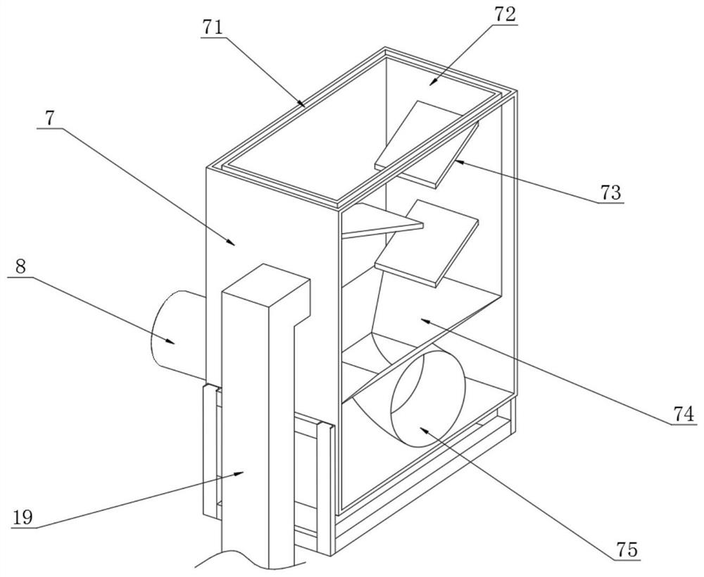 A raw meal calcining device for cement production