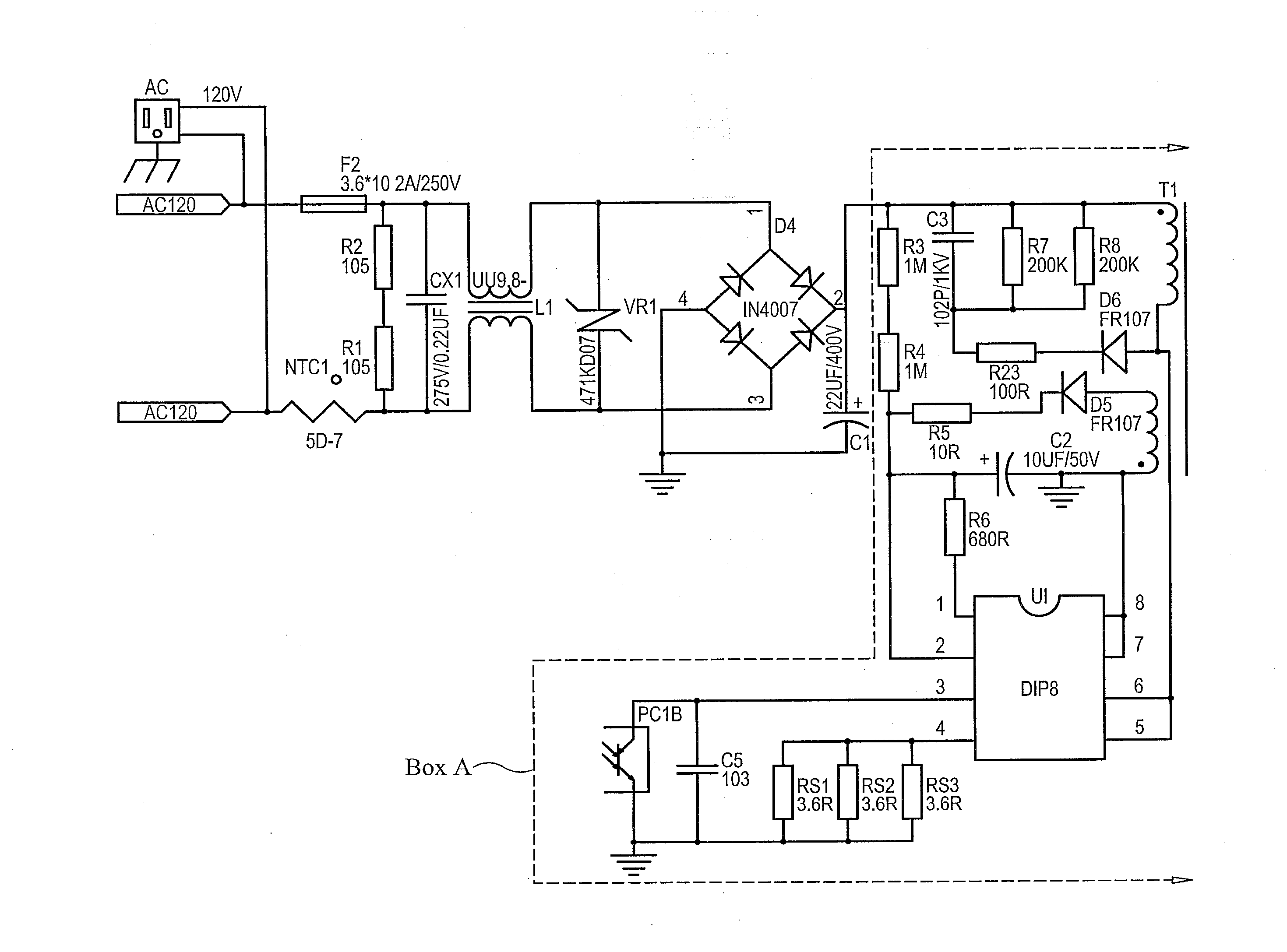 USB wall plate charger