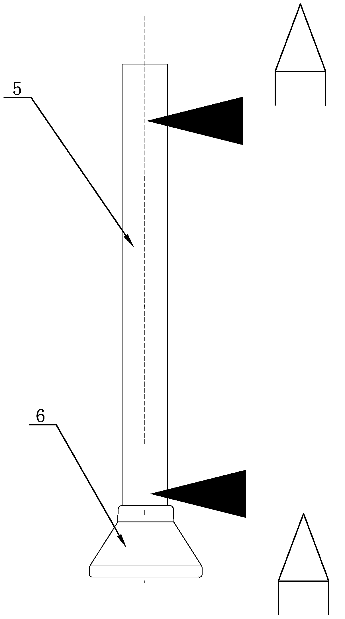 Rotatable chair leg