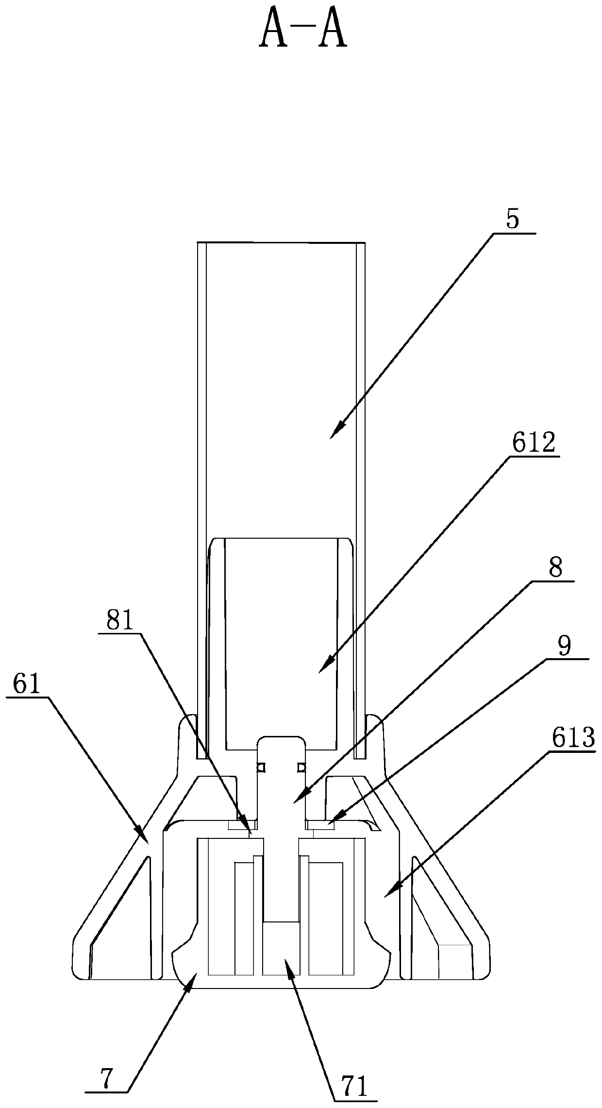 Rotatable chair leg