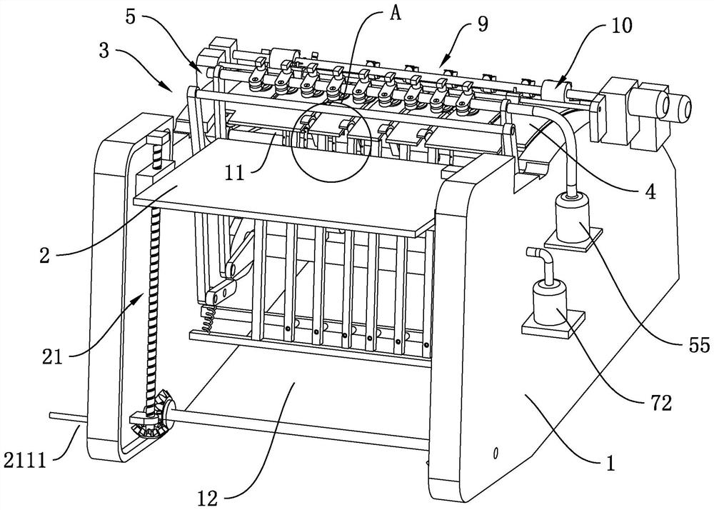 Paper feed mechanism of adhesive sticker die cutting machine