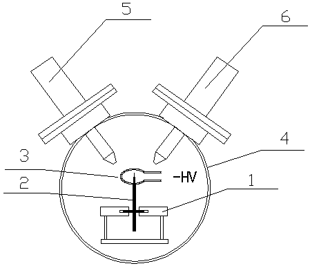 Preparation method and device of ultra-high vacuum spin-polarized scanning tunneling microscope probe